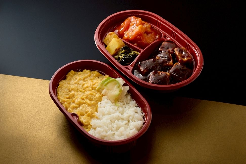金久右衛門特製～二色中華～エビチリ×麻婆豆腐