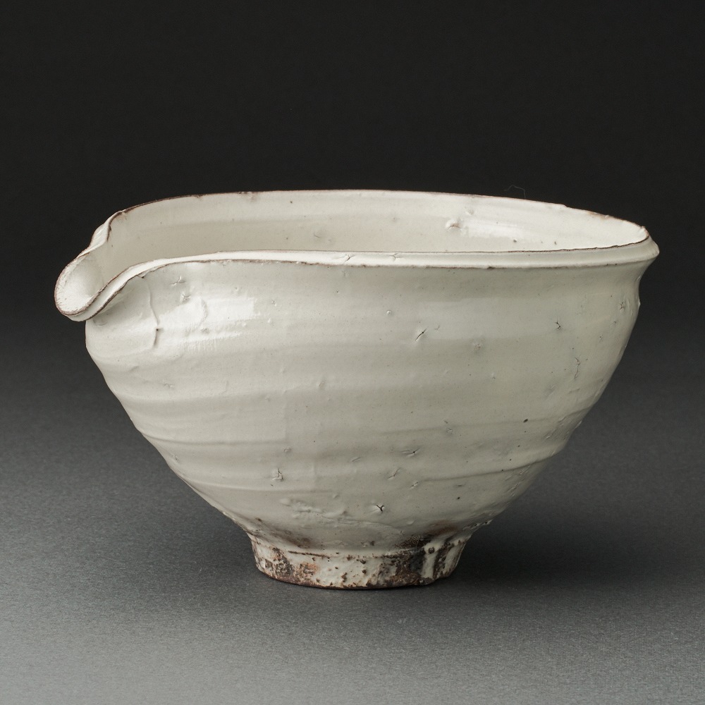 辻村塊　刷毛目盃 粉引ぐい呑（辻村塊）Kohiki Sake Cup（Kai Tsujimura
