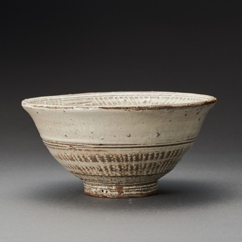 三嶋茶碗（内村慎太郎）Mishima Tea Bowl（Shintaro Uchimura