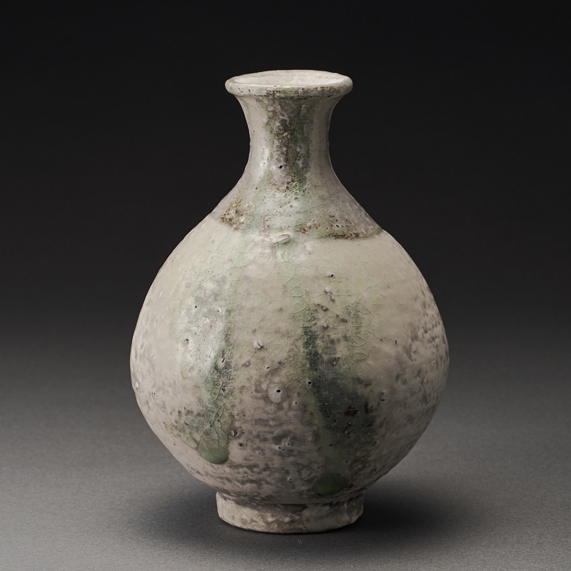 希少作☆ジョン・ディックス☆窯変茶碗☆大上窯☆貝跡・かいらぎ