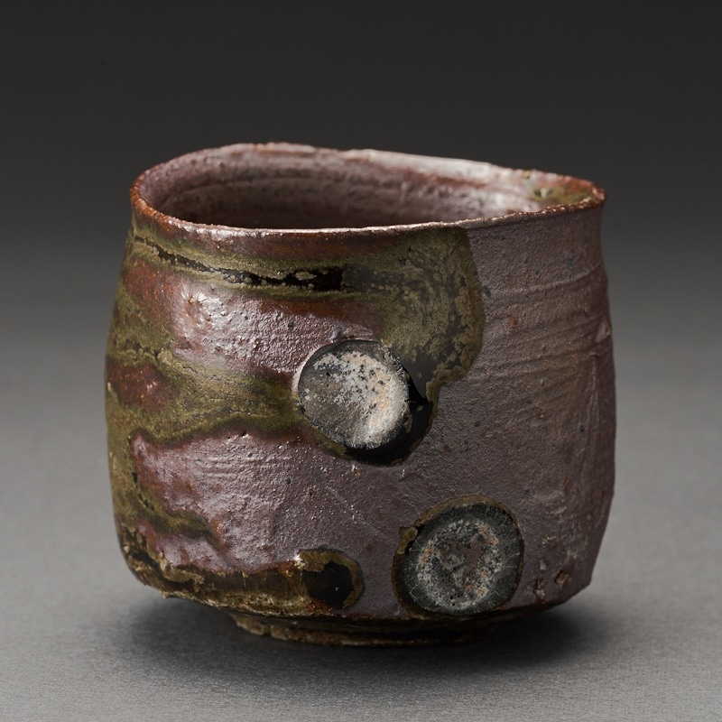 焼〆ぐい呑（辻村塊）Yakishime Sake Cup（Kai Tsujimura