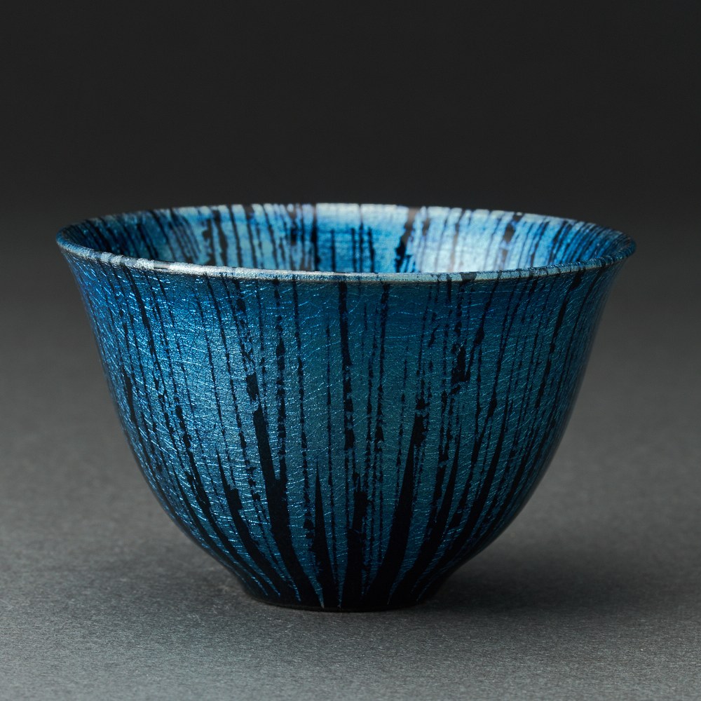΢֡ʸϺPlatinum Glaze Sake CupTakuro Furukawa