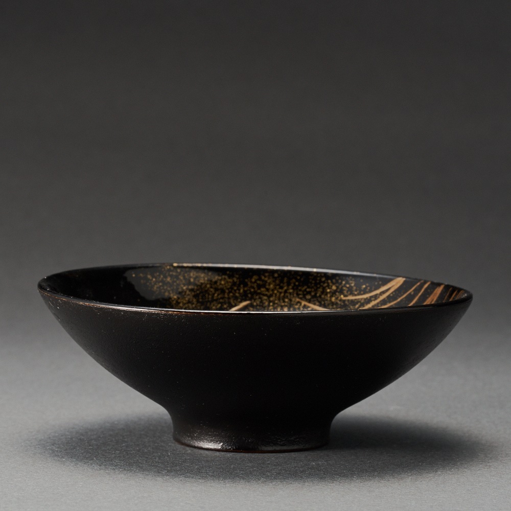ɩĸLacquered Pottery Sake CupKenji Hishida
