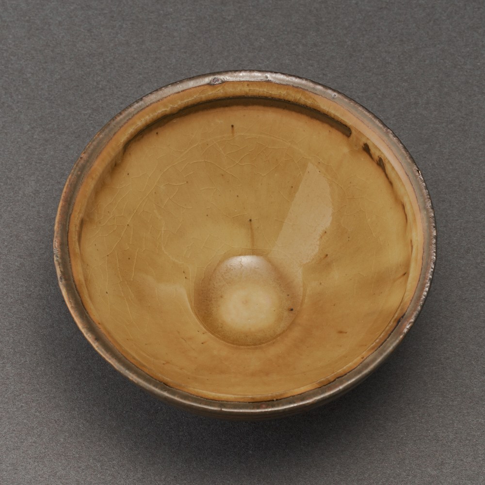 黄天目盃（古谷宣幸）Tenmoku Sake Cup（Noriyuki Furutani
