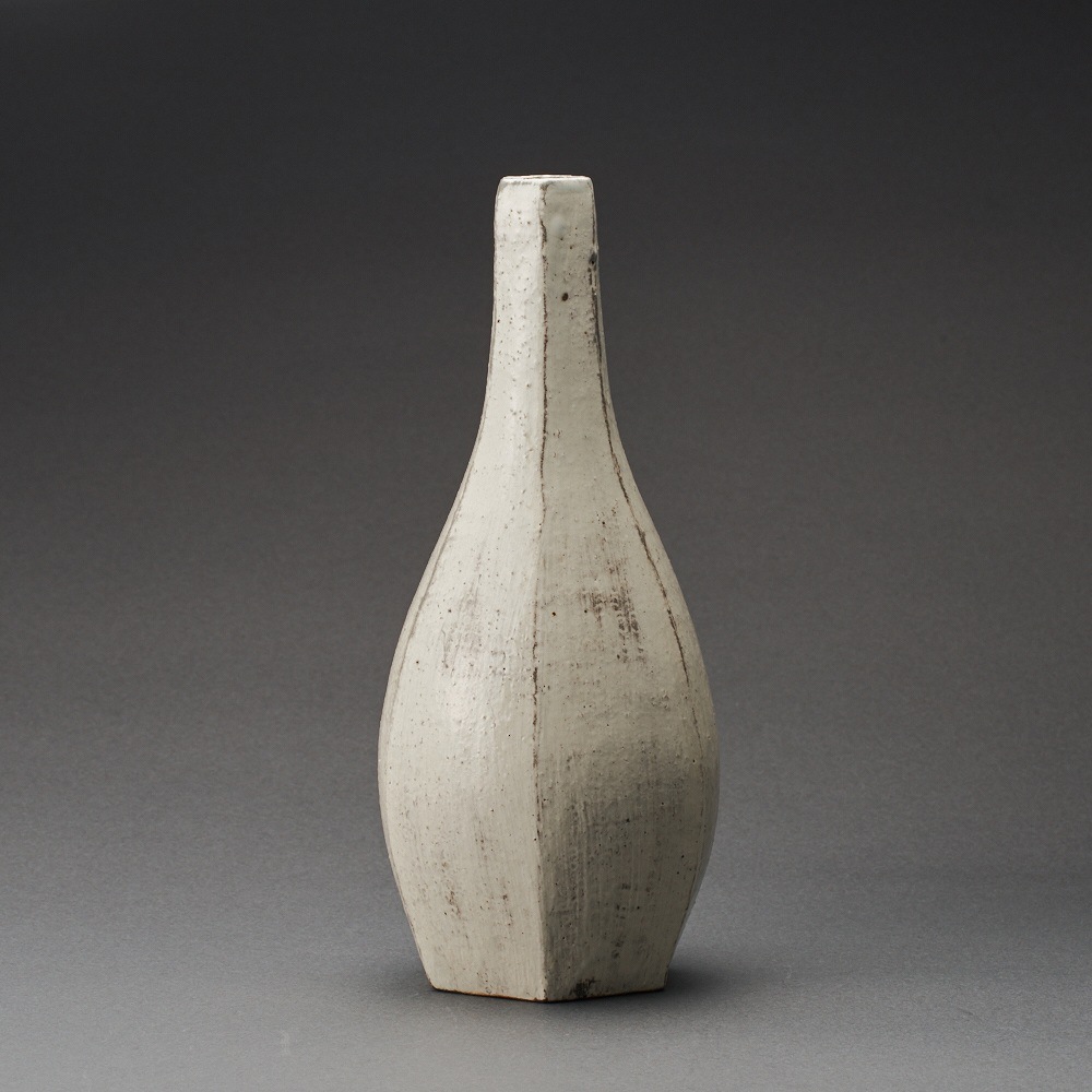 申相浩作　三島手花入 三島☆花入 申相浩作 三島手花入 人気激安 申相浩作