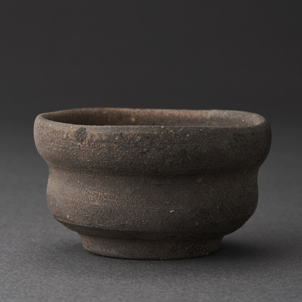 人気セール，豊富な 【陶酔】 伊勢崎 紳 備前窯変ぐい呑