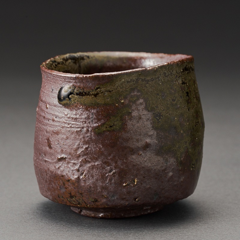 焼〆ぐい呑（辻村塊）Yakishime Sake Cup（Kai Tsujimura