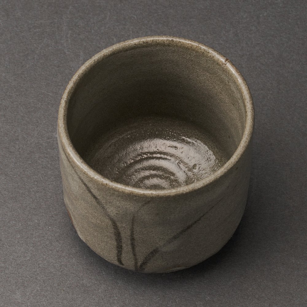 絵唐津ぐい呑（矢野直人）Karatsu Sake Cup（Naoto Yano