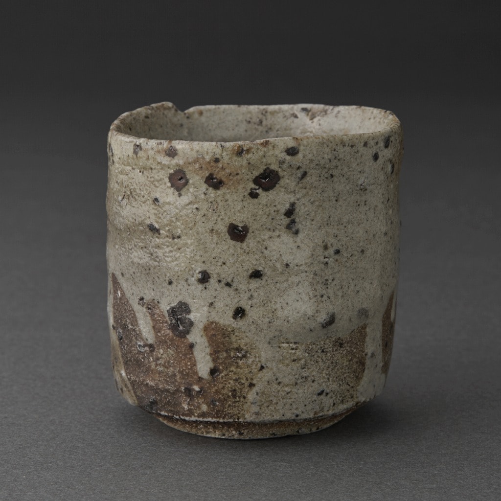 丸田宗彦　酒呑 粉引唐津ぐい呑（丸田宗彦） Karatsu Sake Cup（Maruta Munehiko