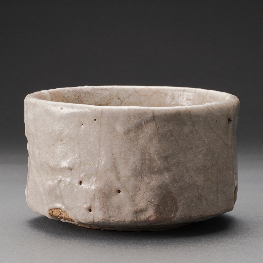 長石釉茶碗（菱田賢治）Feldspar Glaze Tea Bowl（Kenji Hishida