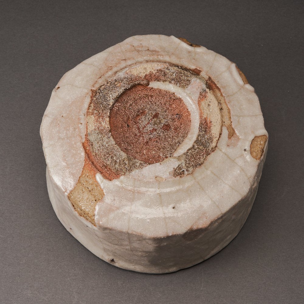長石釉茶碗（菱田賢治）Feldspar Glaze Tea Bowl（Kenji Hishida