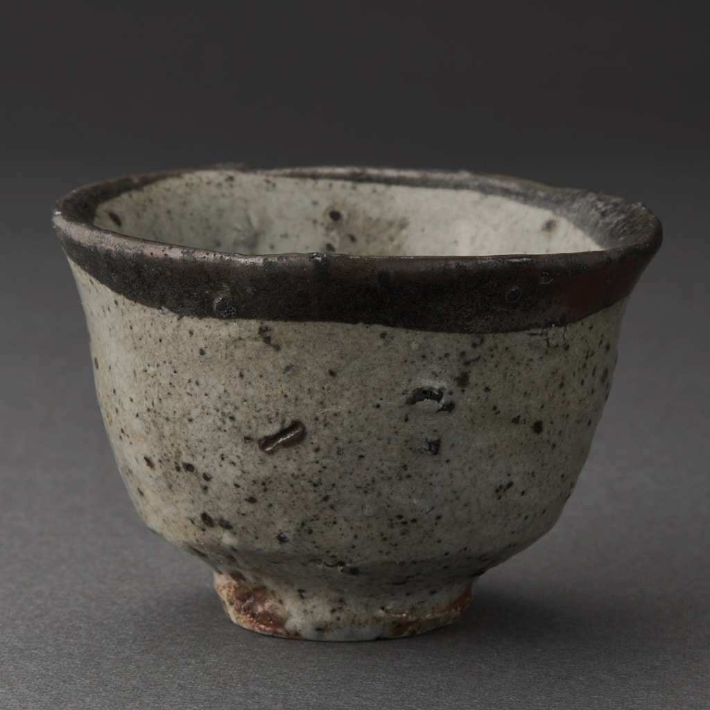 丸田宗彦作　唐津焼　皮鯨　茶碗　共箱　茶道具 丸田宗彦作 唐津焼 皮鯨 茶碗 共箱 茶道具 丸田宗彦作 唐津焼 皮鯨