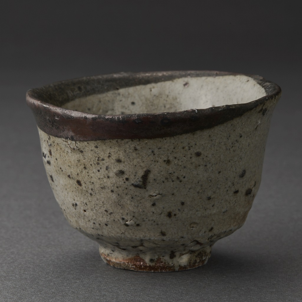 丸田宗彦作 唐津焼 皮鯨 茶碗 共箱 茶道具 丸田宗彦作 唐津焼 皮鯨