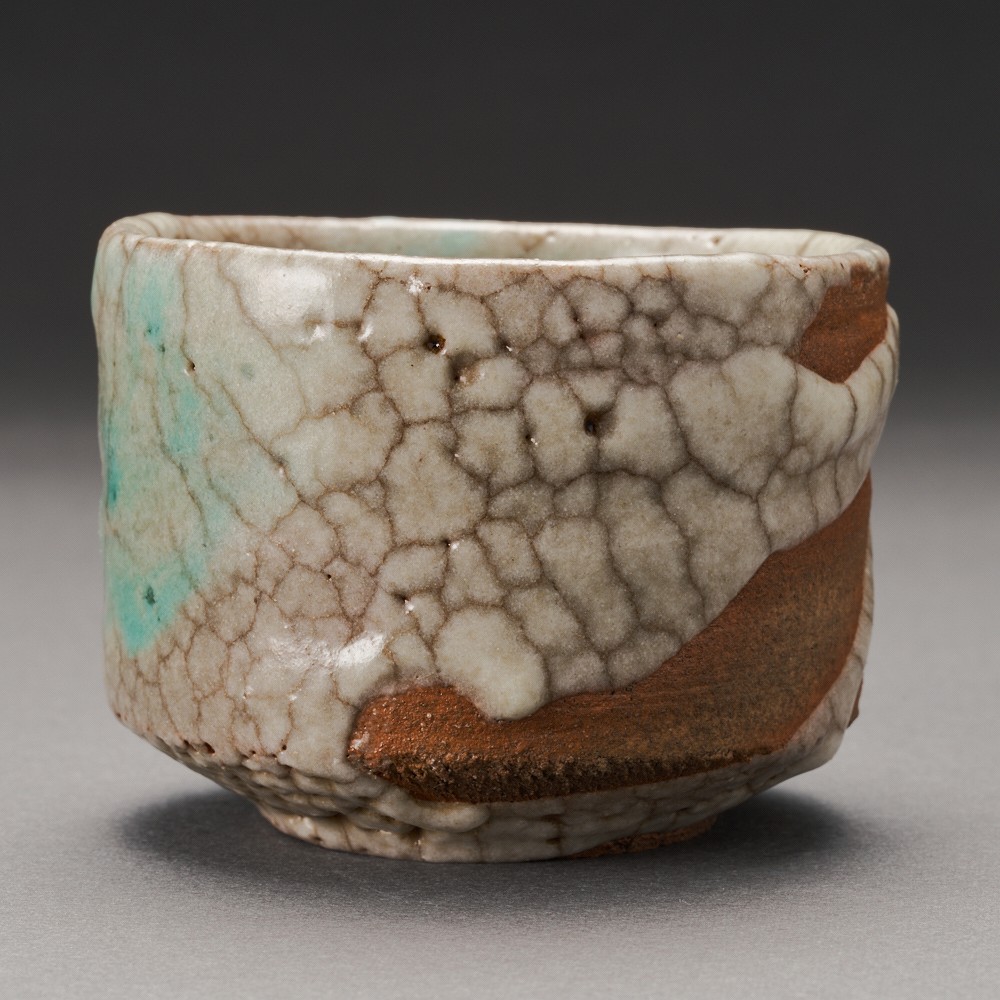 日本限定 志野織部酒杯（菱田賢治）Shino Oribe Sake Cup（Kenji Hishida 工芸品