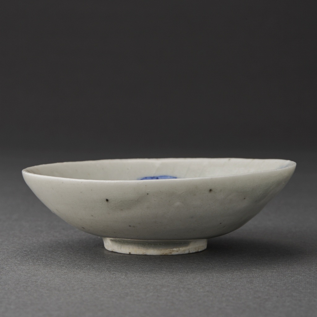 【PAフカセ】陶芸 作家 丸田宗一廊 染つけ平盃 染つけ平盃（丸田宗一廊） Sake Flat Cap（Maruta Souichirou