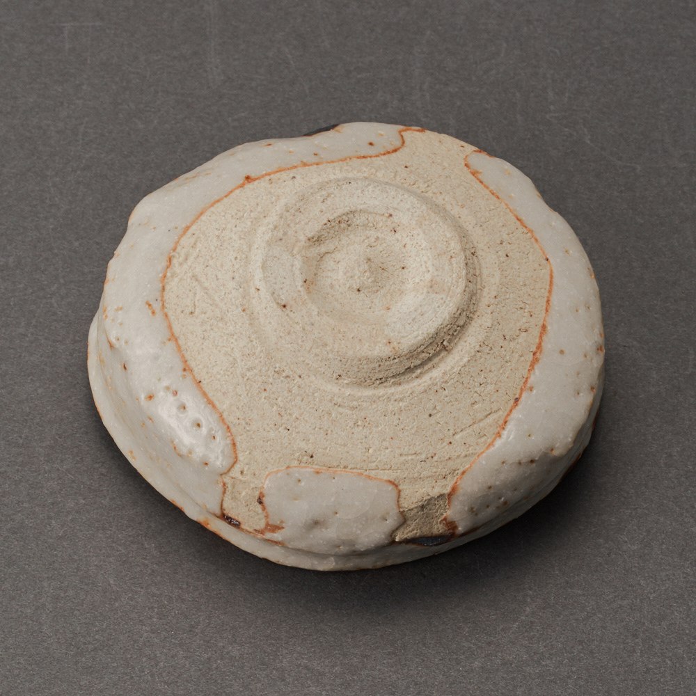 志野ぐい呑（鈴木大弓）Shino Sake Cup（Hiroyumi Suzuki