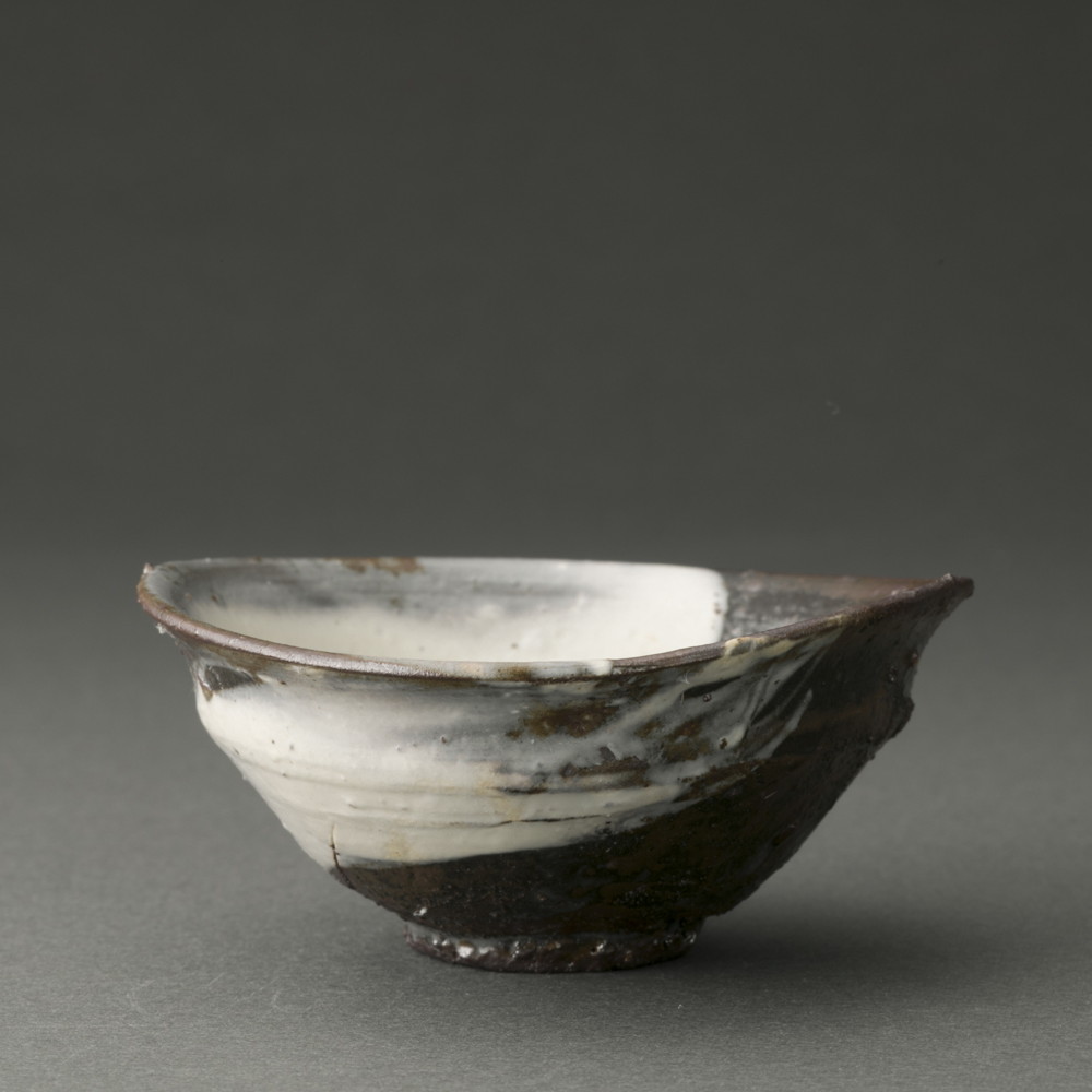 刷毛目ぐい呑（辻村史朗）Hakeme Sake Cup（Shiro Tsujimura