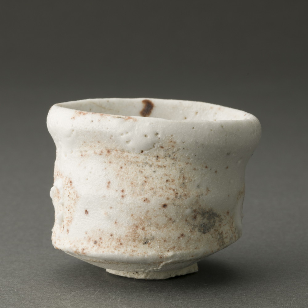志野ぐい呑（辻村史朗）Shino Sake Cup（Shiro Tsujimura