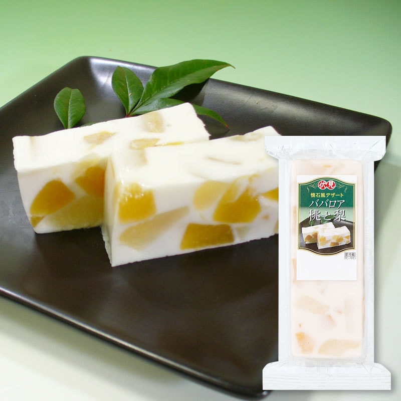 ババロア桃と梨 (12月25日～31日お届け)
