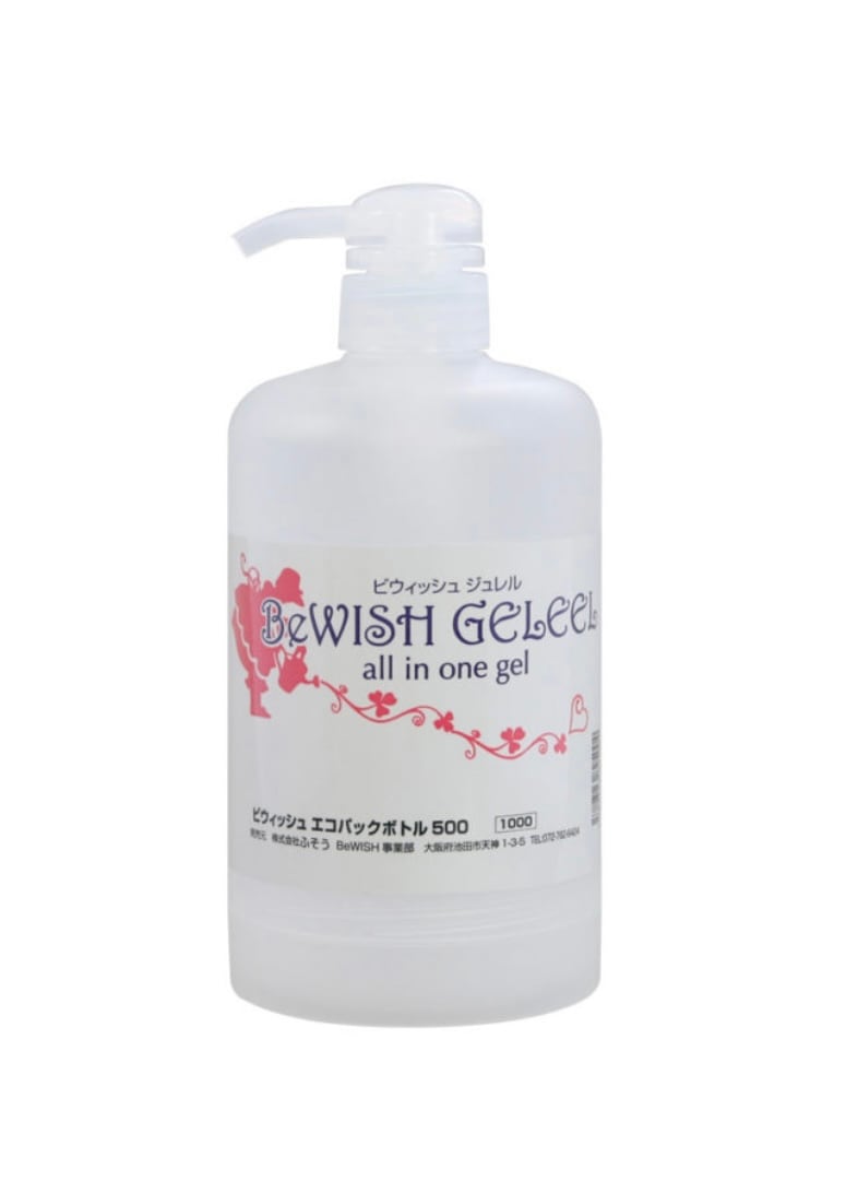 Be WISH ジュレル エコボトル 【エコパック専用ボトル】大容量タイプ 【1本6役】全身ケア対応商品 家族で使えるサイズ 