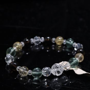 四神相応ブレスレット翡翠 【四神水晶珠】｜パワーストーン