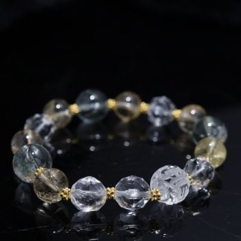 フラワーアメジストクラスター No1｜パワーストーンブレスレットの