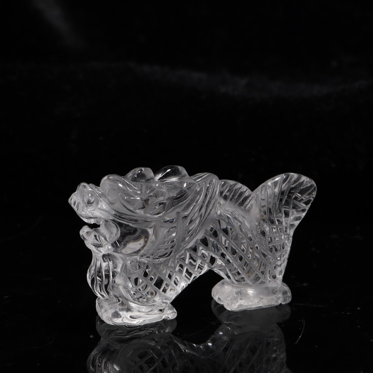 龍神 天然水晶 彫り4cm｜パワーストーンブレスレットの通販なら風水