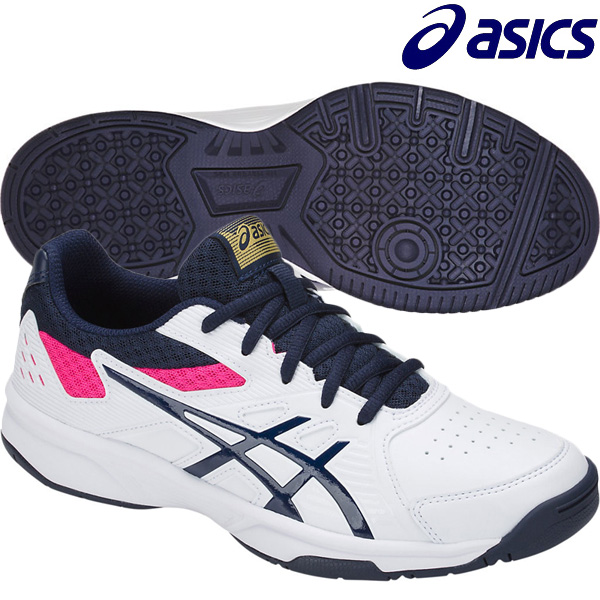 アシックス asics COURT SLIDE OC 1042A046-110 テニスシューズ レディース オムニ クレーコート 兼用 練習 部活 ホワイト