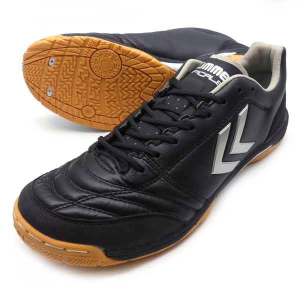 hummel ヒュンメル アピカーレ5 PRO WIDE PG(ブラック×シルバー