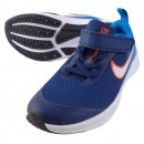 ナイキ NIKE スターランナーPSV DA2777-401 ジュニア ランニングシューズ マジックテープ ベルクロ 運動靴 スニーカー ランニング 子供 キッズ ネイビー 紺|ジュニアシューズ|ラン