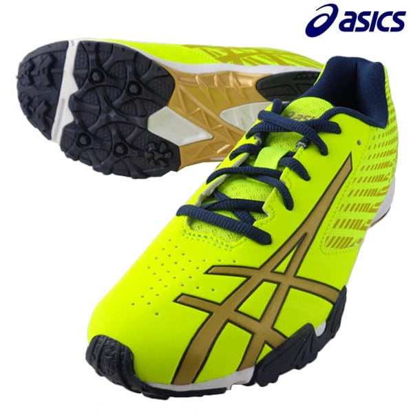 アシックス asics レーザービーム SG 1154A108-751 ジュニア ランニングシューズ 運動靴 スニーカー ランニング 子供 キッズ ネオンイエロー