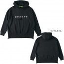 スパッツィオ SPAZIO ダンボールスウェットパーカー TP-0589 トレーニングウェア プルオーバー 裾ZIP フード ポケット無し ブラック メンズ|サッカーウェア・フットサルウェア|サッカー