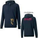 プーマ PUMA NJR ネイマール FLARE フーディー 605613 スウェットパーカー プルオーバー ネイビー パープル|サッカーウェア・フットサルウェア|サッカー