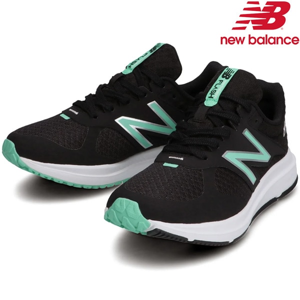 ランニングシューズ ニューバランス NEWBALANCE W FLASH レディース BLACK/MINT WFLSH-B-BW5