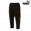 クォーターパンツ 7分丈パンツ メンズ プーマ PUMA トレーニング 3/4パンツ スポーツウェア 男性 ボトムス 黒 ブラック スウェットパンツ 520550|メンズ一般アパレル|スポーツアパレル