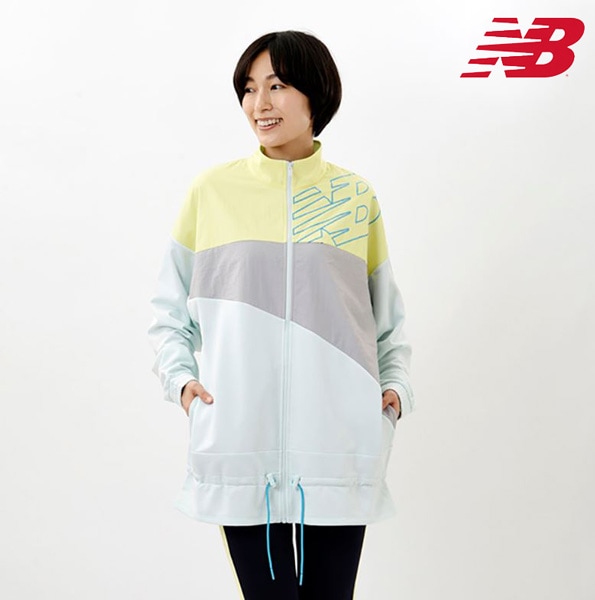 ニューバランス レディース New Balance  N.U.A マテリアルミックス ジャケット WJ11150 トレーニングジャケット ジョギング ウォーキング ランニング
