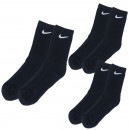 【ジュニア】 ナイキ NIKE 3P エブリデイ クッション クルー ソックス サッカー フットサル ストッキング 女性用 子供用 3足組 ショートソックス 23-25cm SX7664-010|サッ