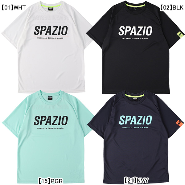 【ジュニア】スパッツィオ Spazio SPAZIOバックプリントプラシャツ GE-0841 プラクティスシャツ 半袖 練習着 子供用