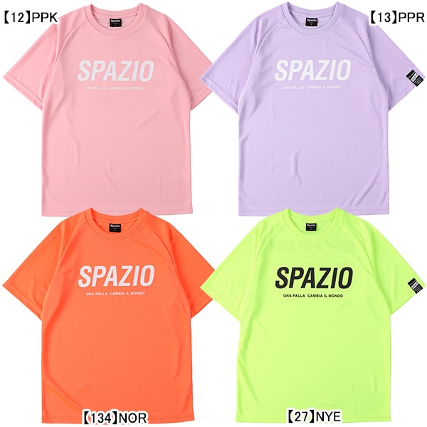 【ジュニア】スパッツィオ Spazio SPAZIOバックプリントプラシャツ GE-0841 プラクティスシャツ 半袖 練習着 子供用