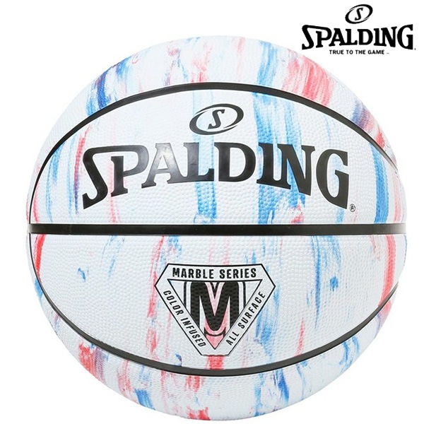 スポルディング SPALDING バスケットボール 5号 ミニバス 外用 ゴムボール マーブル トリコロールSZ5 84416Z