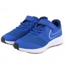 ナイキ NIKE スターランナー2PSV AT1801-400 ジュニア ランニングシューズ ベルクロ マジックテープ ブルー|ジュニアシューズ|ランニング