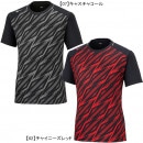 ミズノ MIZUNO プリントフィールドシャツ P2MA2041 プラシャツ 半袖 練習着 昇華柄 メンズ|サッカーウェア・フットサルウェア|サッカー