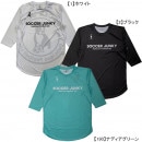 サッカージャンキー soccer junky サーベル犬ガー+6ロング丈七分袖ワークアウトシャツ SJ22A34 プラシャツ 半袖 メンズ|サッカーウェア・フットサルウェア|サッカー