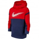 【即出荷】 ナイキ NIKE ジュニア スウェット YサーマGFXプルオーバーフーディ BV3785-657 ジュニア スウェットパーカー プルオーバー 保温 あったか 赤 子供|ジュニアアパレル|ス