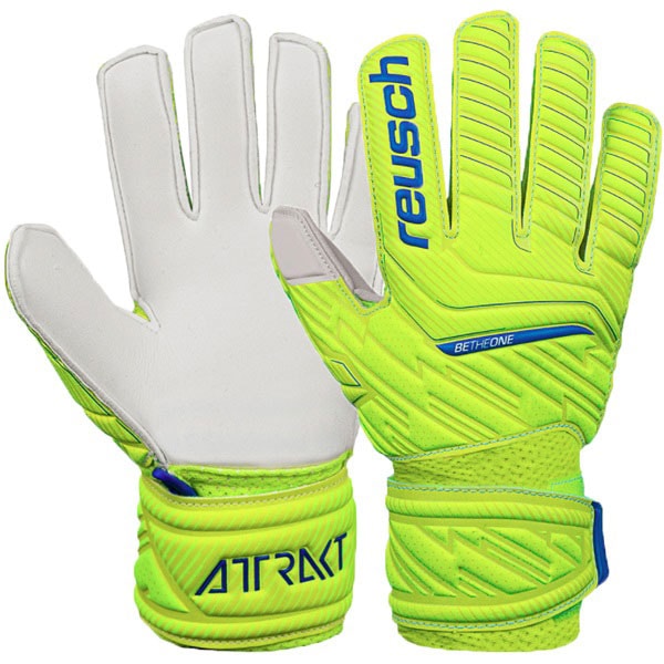 【ジュニア】 ロイシュ reusch アトラクト シルバー 5262215-2001 キーパーグローブ GKグローブ キーグロ ゴールキーパー イエロー 黄色