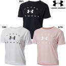 【ネコポス送料無料】半袖 Tシャツ レディース アンダーアーマー Tシャツ 半袖 レディース UAテック ワードマーク グラフィック Tシャツ 1372741 ウォーキング|レディース一般アパレル|ス