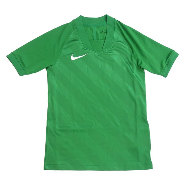 【ジュニア】 ナイキ NIKE Dri-FIT チャレンジ 3 ユニフォーム BV6738-302 半袖 プラクティスシャツ 練習着 グリーン 子供用