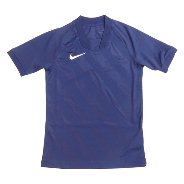 【ジュニア】 ナイキ NIKE Dri-FIT チャレンジ 3 ユニフォーム BV6738-410 半袖 プラクティスシャツ 練習着 ネイビー 子供用