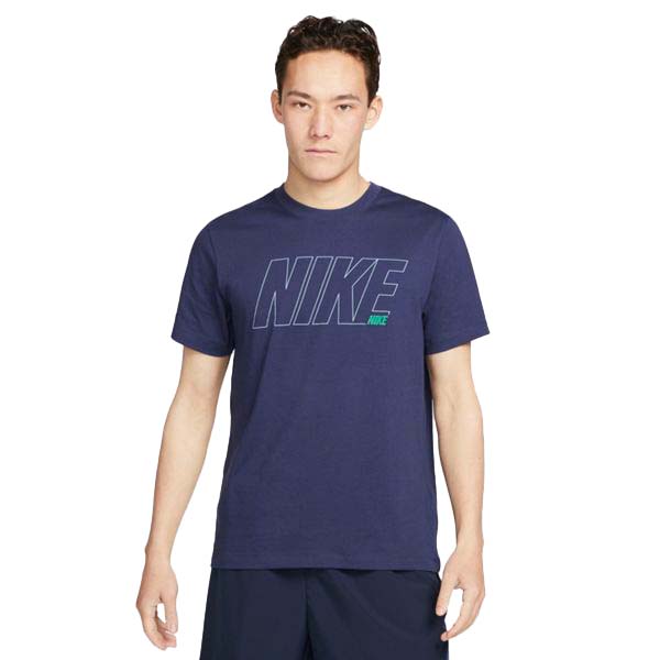 【ネコポス送料無料】ナイキ Tシャツ メンズ NIKE ドライ ビッグロゴ 薄手 半袖 DM6256-410 ランニング ウォーキング ジョギング