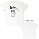 サッカージャンキー soccer junky Latte dog+1 半袖TEE SJ22F01 カジュアル Tシャツ イラスト ホワイト メンズ|サッカーウェア・フットサルウェア|サッカー